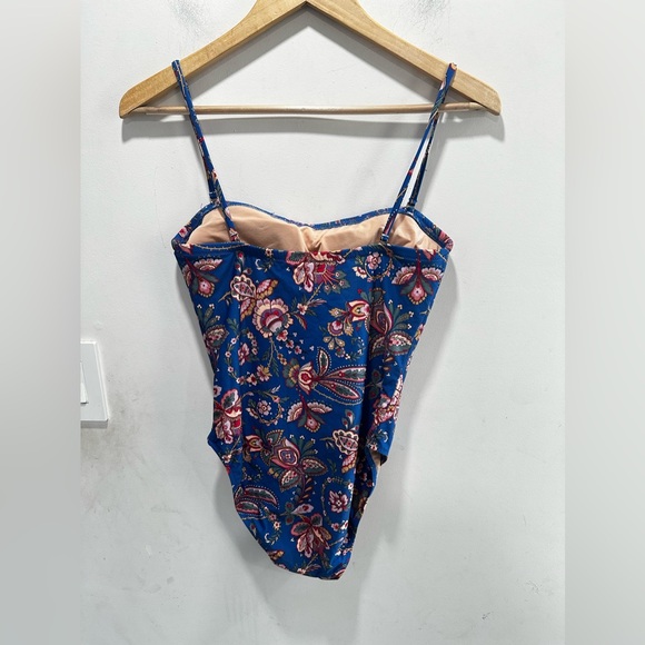 J. Crew High Leg Bandeau One Piece - Picture 2 of 5